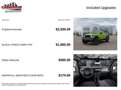 2026 Jeep Wrangler WRANGLER 4-DOOR SPORT