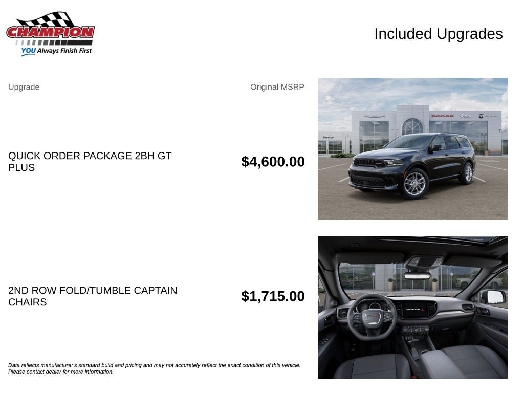 2026 Dodge Durango DURANGO GT PLUS AWD