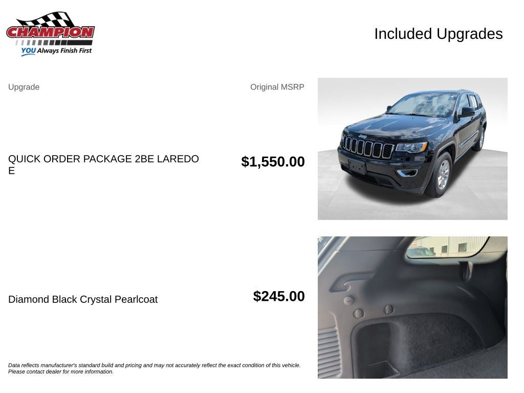 2020 Jeep Grand Cherokee Laredo E 4x4