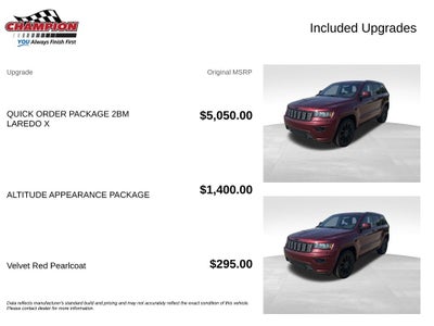 2021 Jeep Grand Cherokee Laredo X 4x4