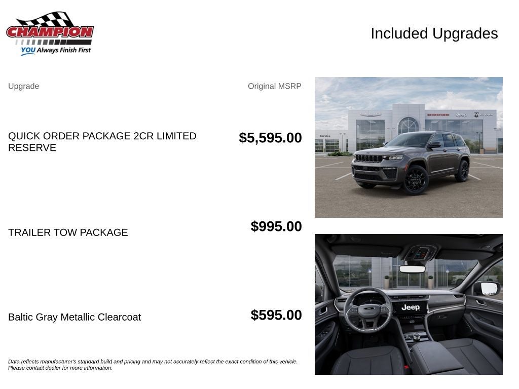 2026 Jeep Grand Cherokee GRAND CHEROKEE LIMITED RESERVE 4X4