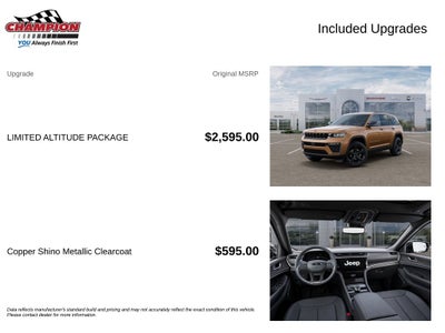 2026 Jeep Grand Cherokee GRAND CHEROKEE LIMITED 4X4