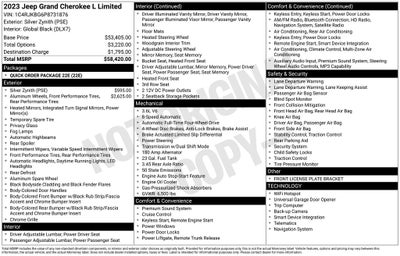 2023 Jeep Grand Cherokee L Limited 4x4