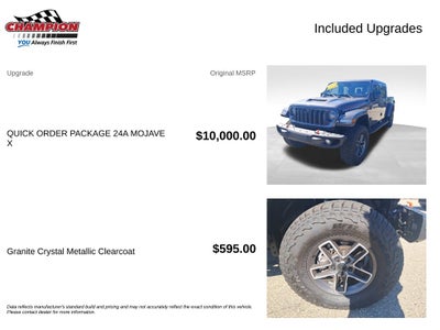 2025 Jeep Gladiator Mojave X