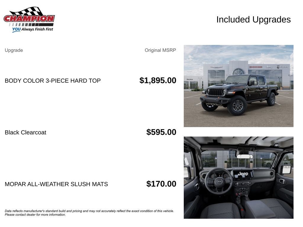 2026 Jeep Gladiator GLADIATOR MOJAVE 4X4