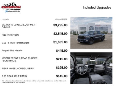 2027 RAM Ram 1500 RAM 1500 BIG HORN CREW CAB 4X4 5'7' BOX