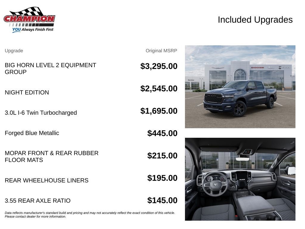 2027 RAM Ram 1500 RAM 1500 BIG HORN CREW CAB 4X4 5'7' BOX
