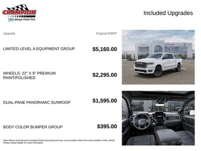 2027 RAM Ram 1500 RAM 1500 LIMITED CREW CAB 4X4 5'7' BOX
