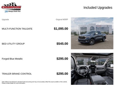 2026 RAM Ram 1500 RAM 1500 TUNGSTEN CREW CAB 4X4