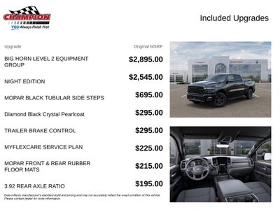 2026 RAM Ram 1500 RAM 1500 BIG HORN CREW CAB 4X4 6'4' BOX