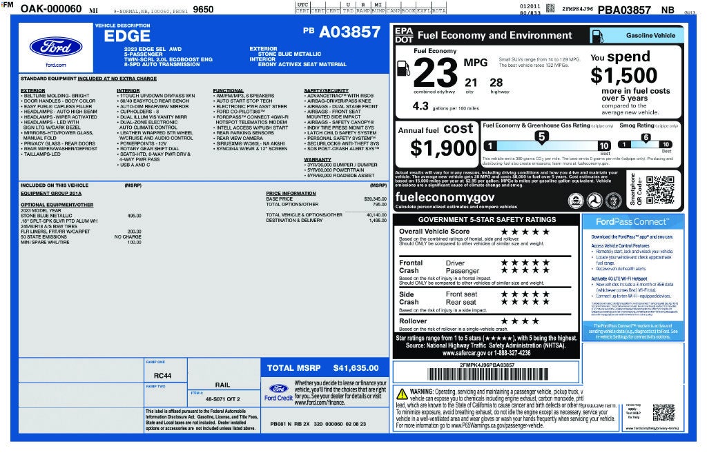 2023 Ford Edge SEL