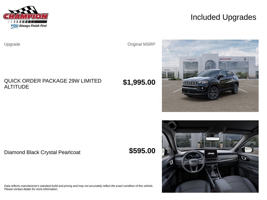 2026 Jeep Compass COMPASS LIMITED ALTITUDE 4X4