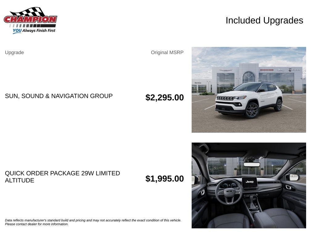 2026 Jeep Compass COMPASS LIMITED ALTITUDE 4X4