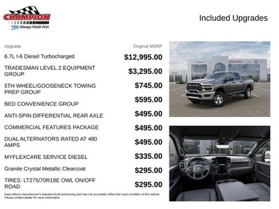 2026 RAM 2500 RAM 2500 TRADESMAN CREW CAB 4X4 6'4' BOX