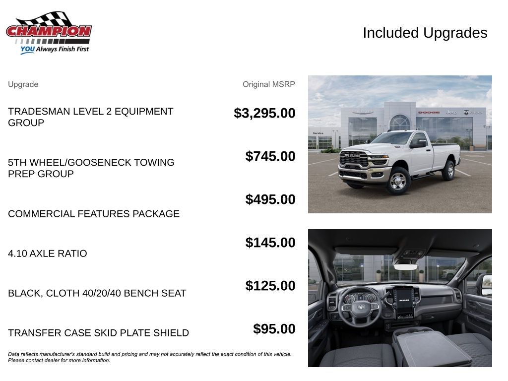2026 RAM Ram 2500 RAM 2500 TRADESMAN REGULAR CAB 4X4 8' BOX