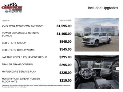 2026 RAM Ram 1500 RAM 1500 LARAMIE CREW CAB 4X4 5'7' BOX