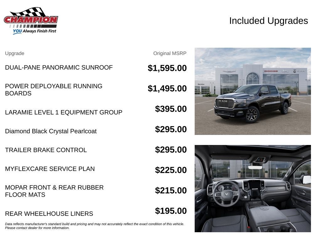 2026 RAM Ram 1500 RAM 1500 LARAMIE CREW CAB 4X4 5'7' BOX