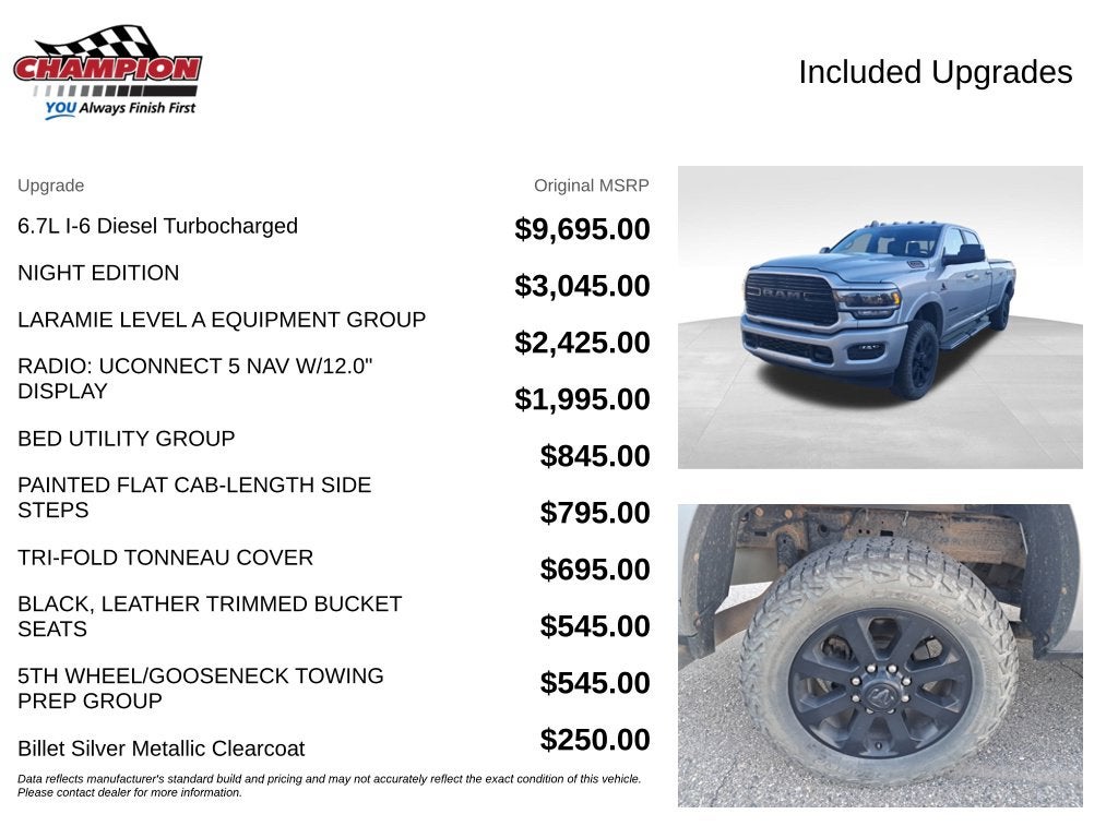 2022 RAM 2500 Laramie Crew Cab 4x4 8' Box