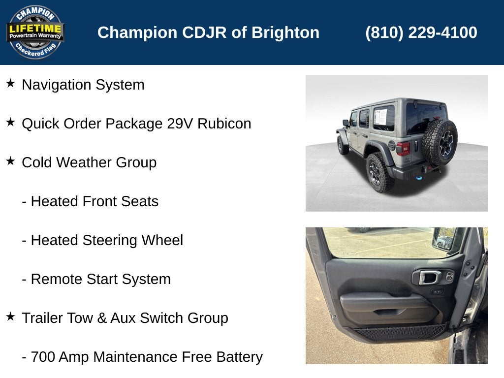 2023 Jeep Wrangler 4xe Rubicon 4x4