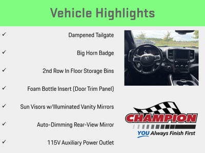 2020 RAM 1500 Big Horn Crew Cab 4x4 5'7' Box