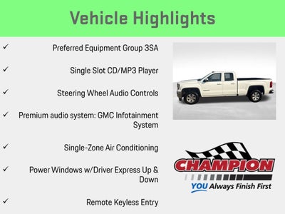 2018 GMC Sierra 1500 SLE
