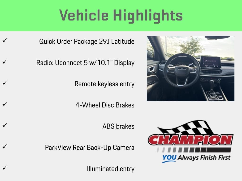 2024 Jeep Compass Latitude 4x4