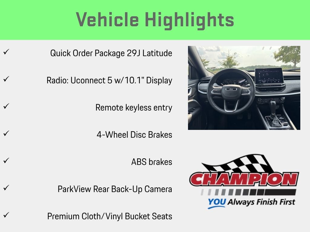 2024 Jeep Compass Latitude 4x4