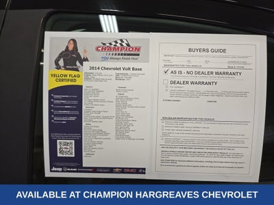 2014 Chevrolet Volt 5DR HB