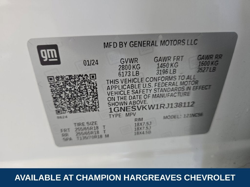 2024 Chevrolet Traverse Limited LT Cloth