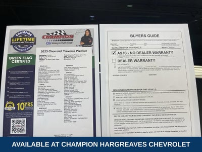 2023 Chevrolet Traverse Premier