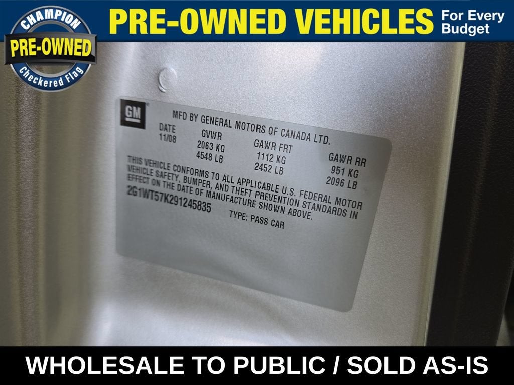 2009 Chevrolet Impala 3.5L LT
