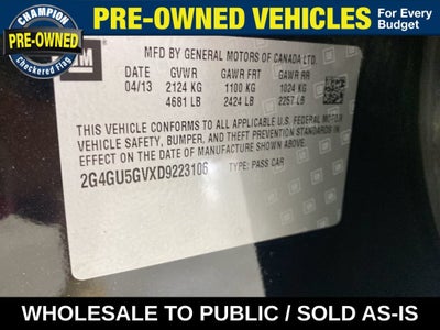 2013 Buick Regal Turbo Premium 3