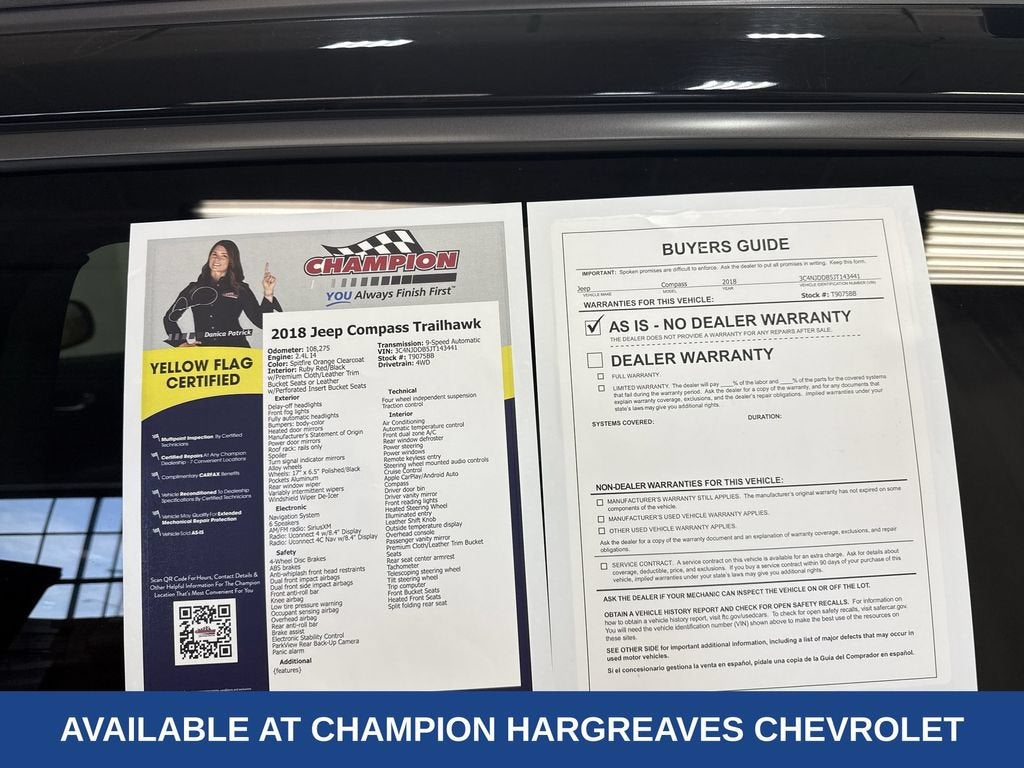 2018 Jeep Compass Trailhawk 4x4