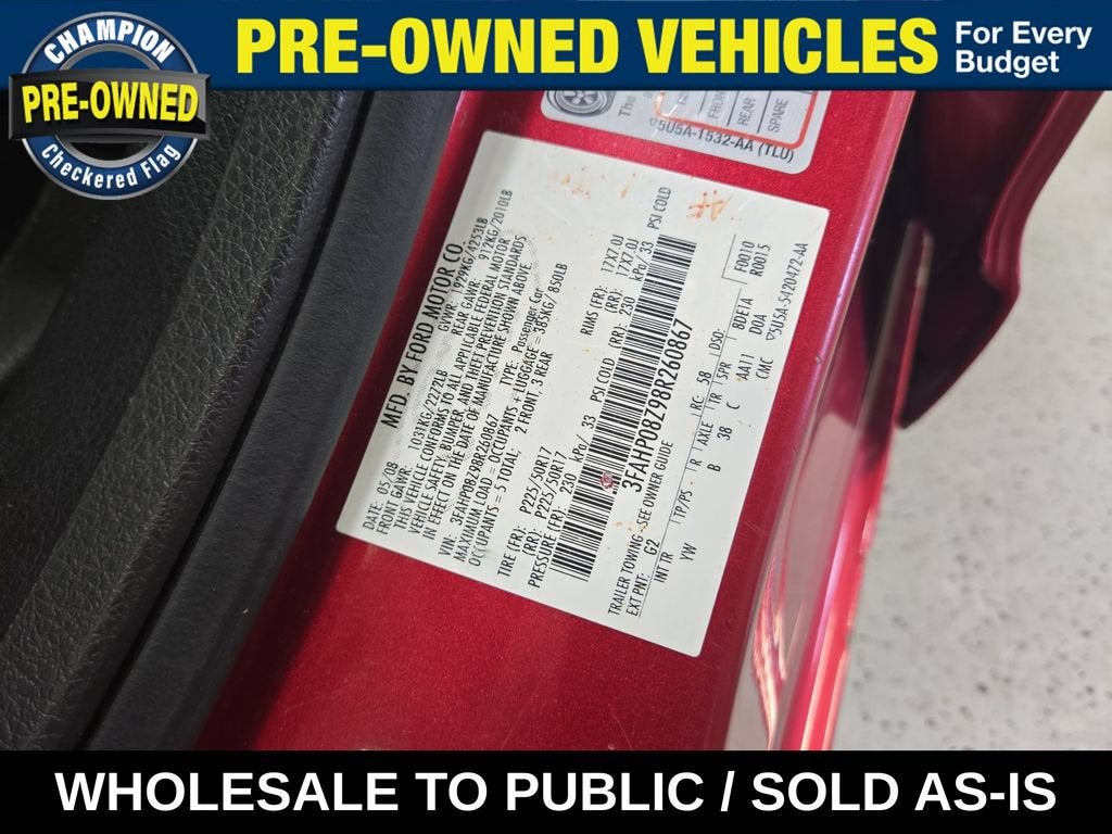 2008 Ford Fusion SEL