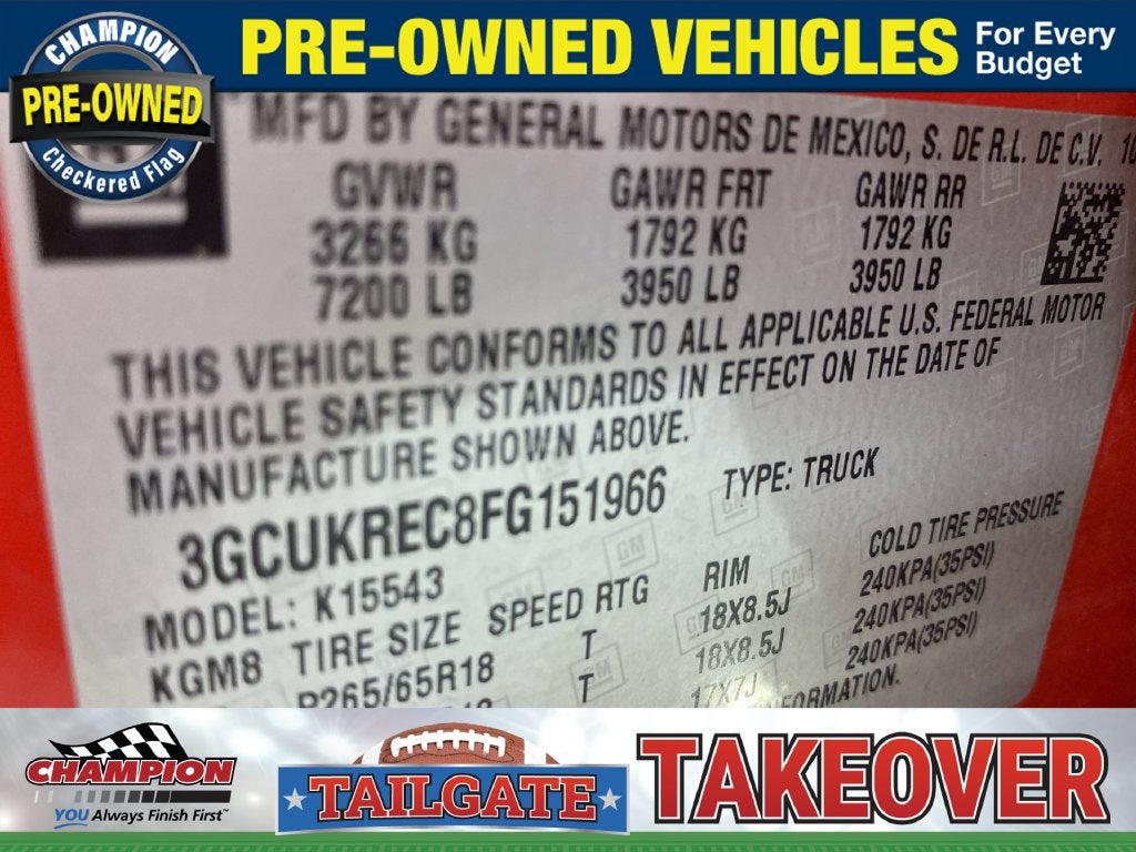 2015 Chevrolet Silverado 1500 LT