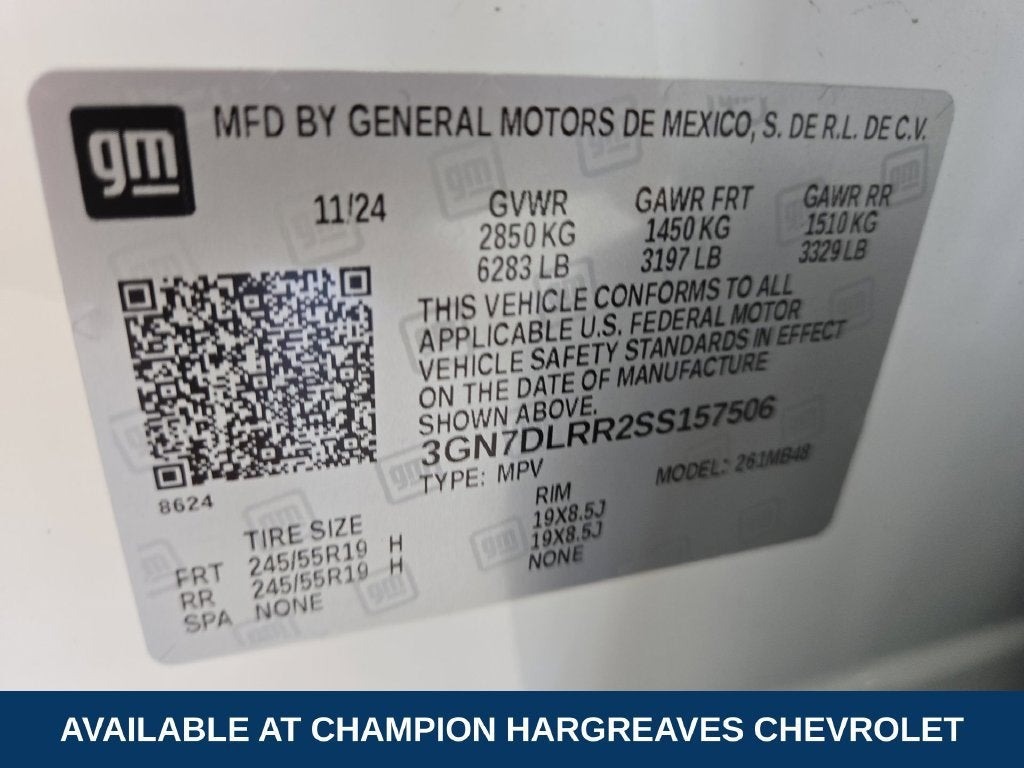 2025 Chevrolet Equinox EV LT