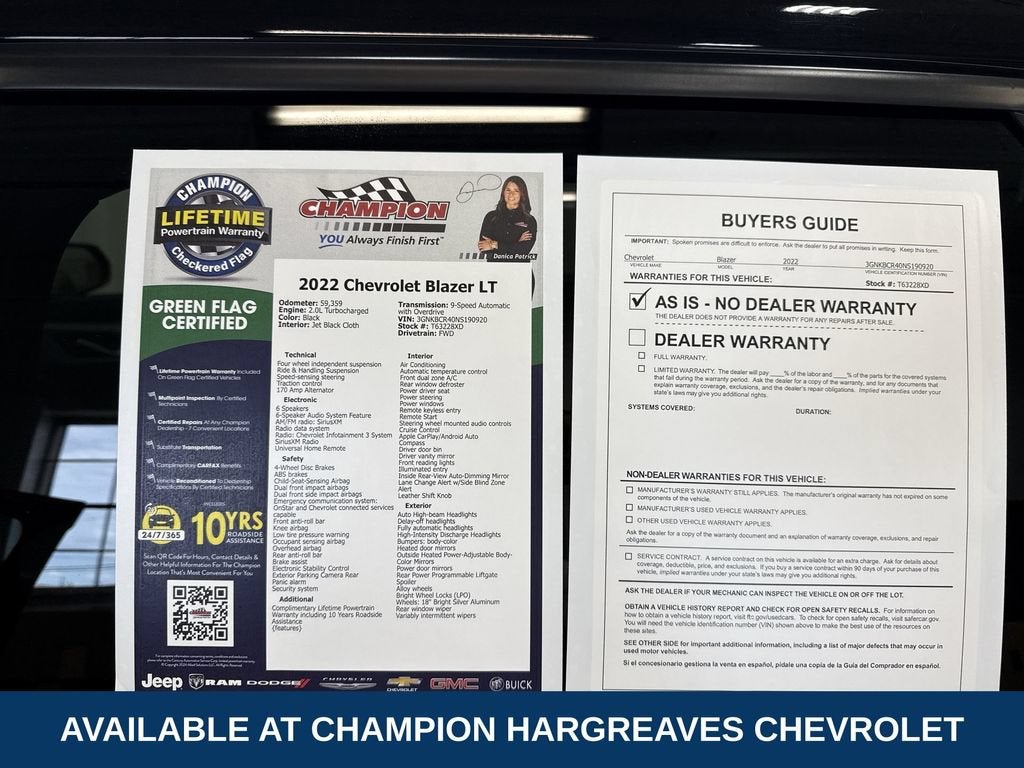 2022 Chevrolet Blazer LT