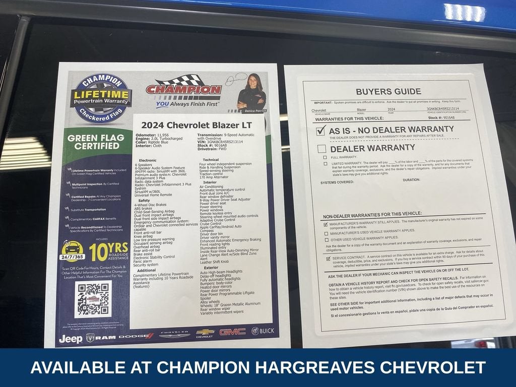 2024 Chevrolet Blazer 2LT