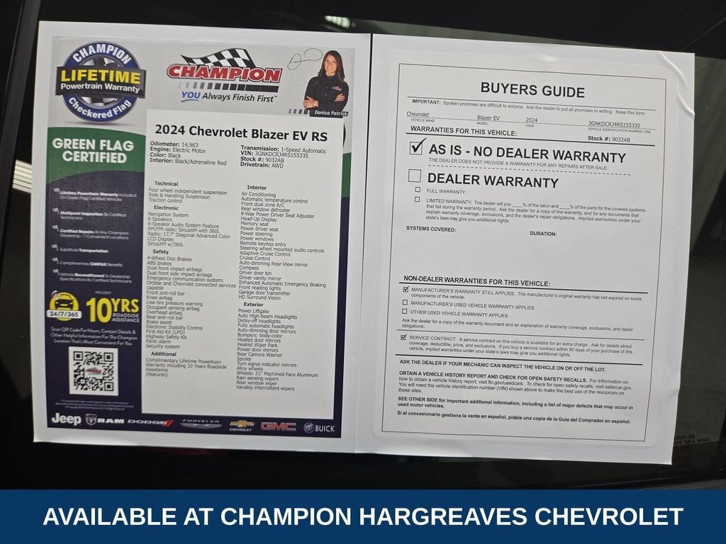2024 Chevrolet Blazer EV RS