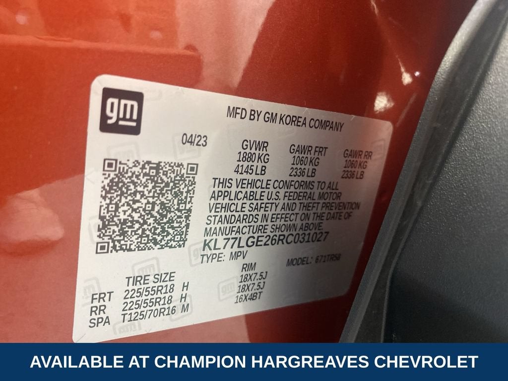 2024 Chevrolet Trax 1RS
