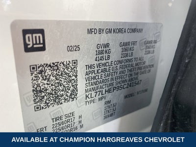 2025 Chevrolet Trax LT