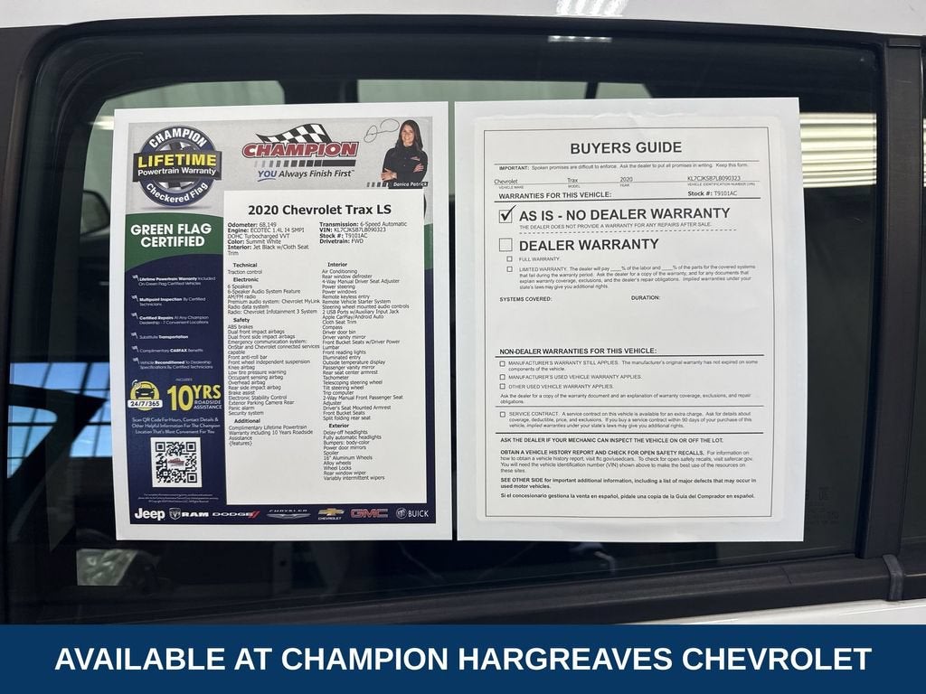 2020 Chevrolet Trax LS